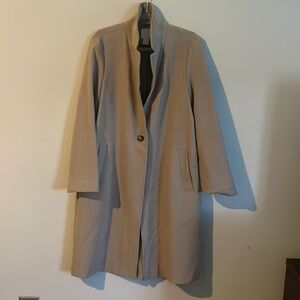 H&M taupe color coat